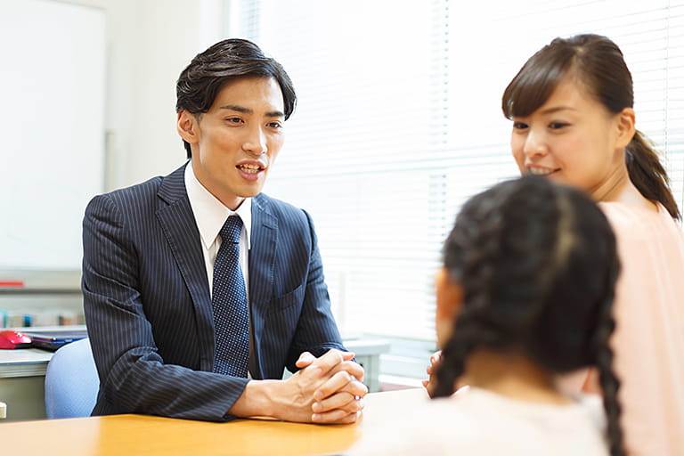 保護者の方と連携